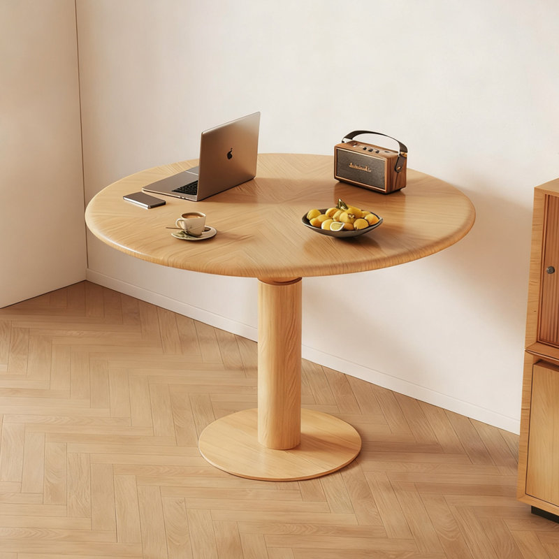 Table de salle à manger Burlywood, H 29,53 po x L 37,4 po x l 37,4 po