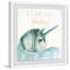 Blue Unicorn Dreams, reproduction encadrée-789892873-747613634