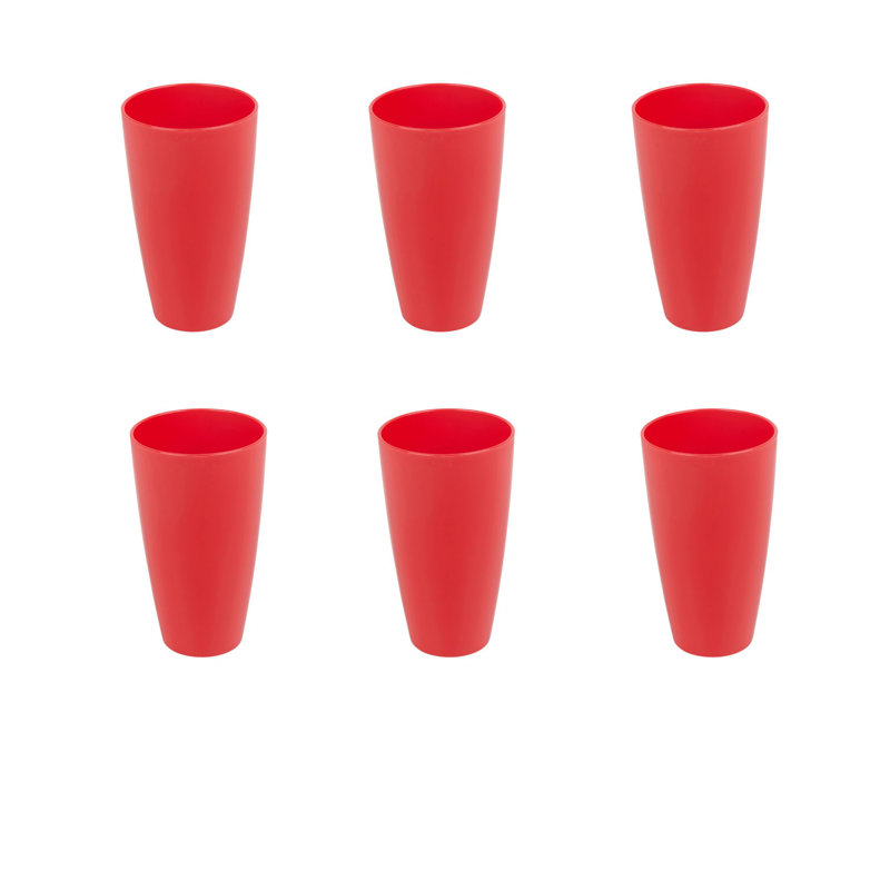 Lenoria Polypropylene Plastic Soup Mug, Multicolour