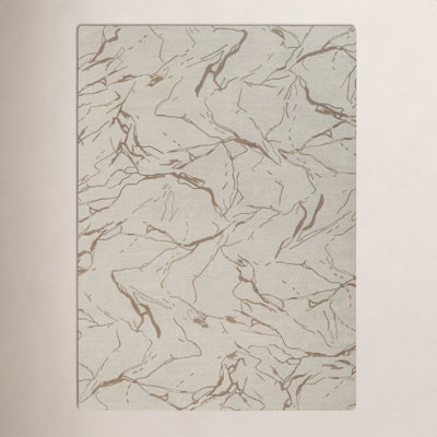 Hand-Tufted Abstract Wool Rug