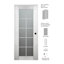 Porte standard préfinie en bois manufacturé et vitré Avon 10 Lite-91674200-88709544-88709543
