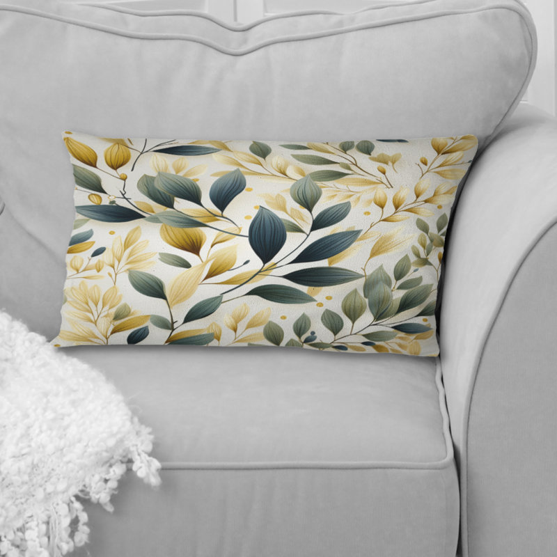 Coussin Tranquil Leaves III - Plants