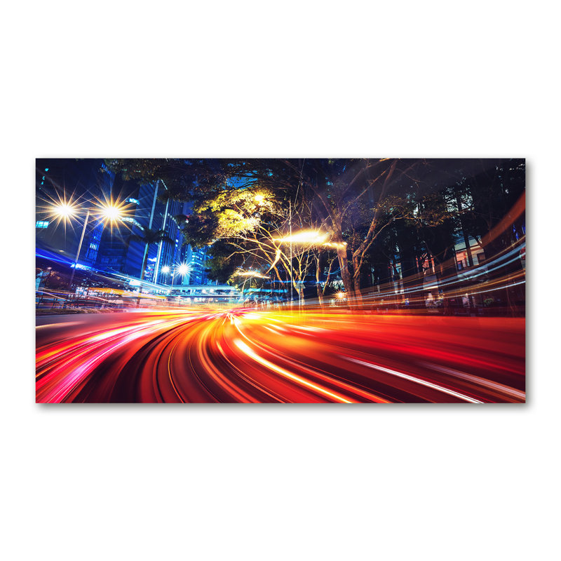 Alharit 50cm W x 100cm L Glass Peel and Stick Panel