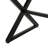 Rolando Outdoor Aluminum Dining Table With Steel Frame, Brown / Black