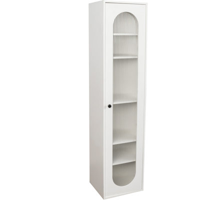 Display Storage Cabinet With Glass Door by Alcott Hill