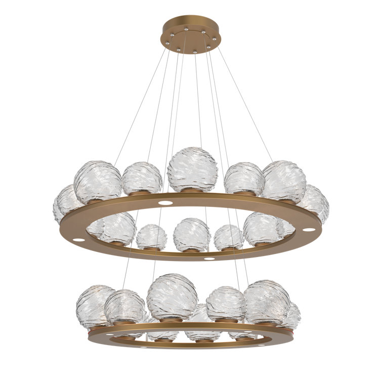 Gaia 28 - Light Dimmable LED Wagon Wheel Chandelier