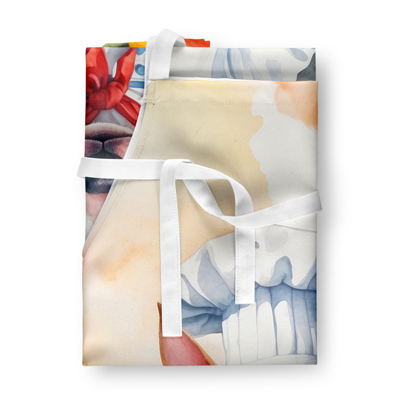 No Pattern Bib Apron