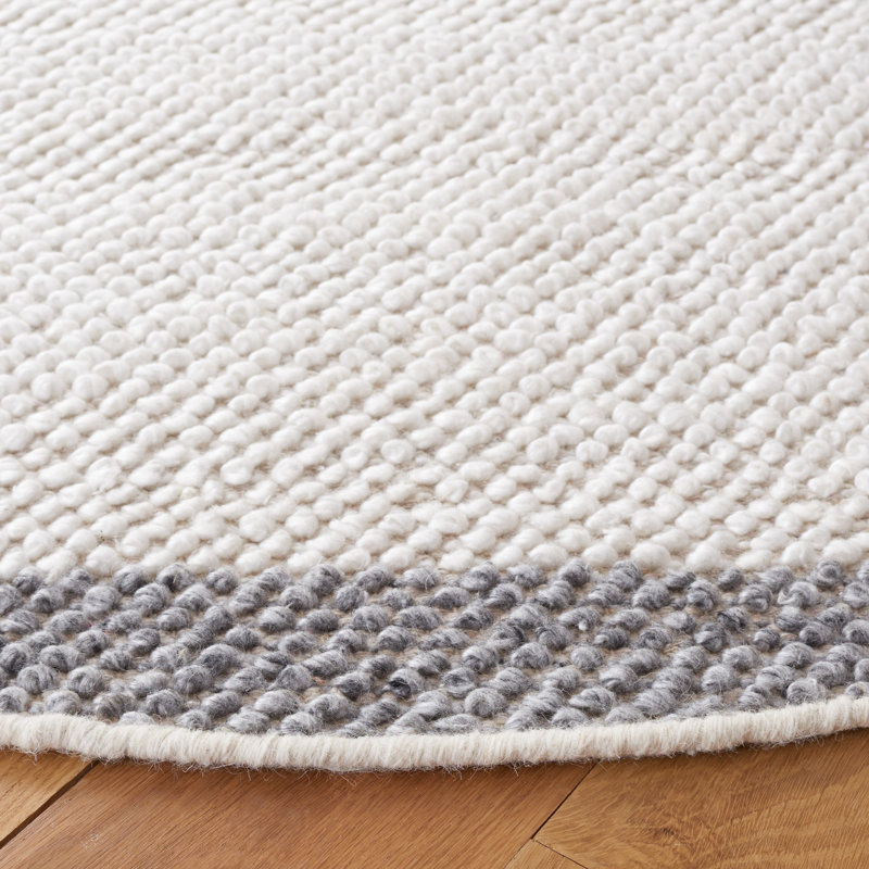 Abdulkarim 324 Area Rug In Ivory / GrayNAT324G, Round 6'
