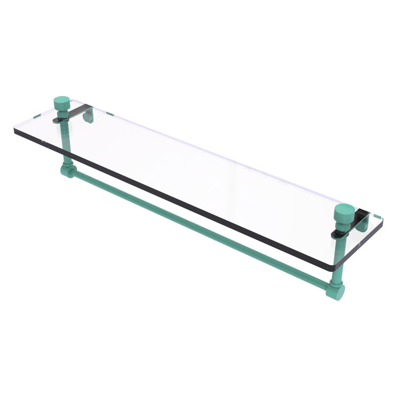 Tablette de meuble-lavabo Foxtrot, H 5 po x l 22 po x P 5 po, Vert écume de mer