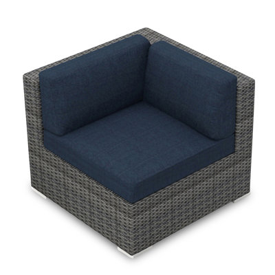 Chaise de patio avec coussin Suffern