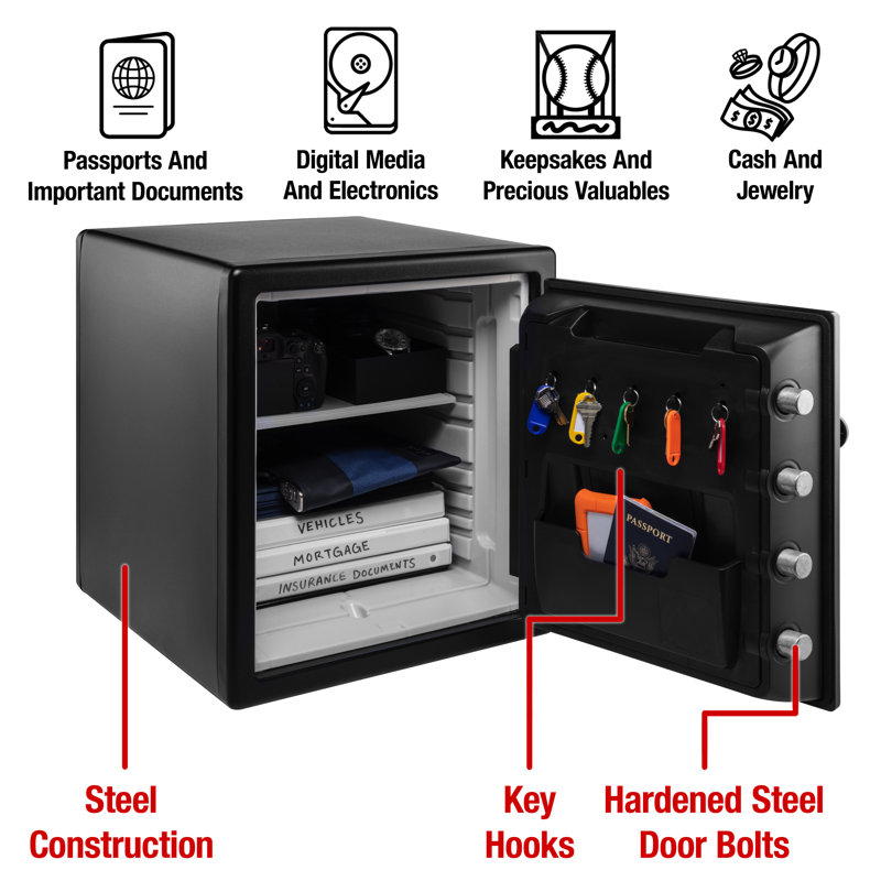 SentrySafe 1.23 CuFt. Fire/Water Security Safe with Digital Keypad Lock