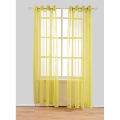 Paire de rideaux transparents avec œillets Johson