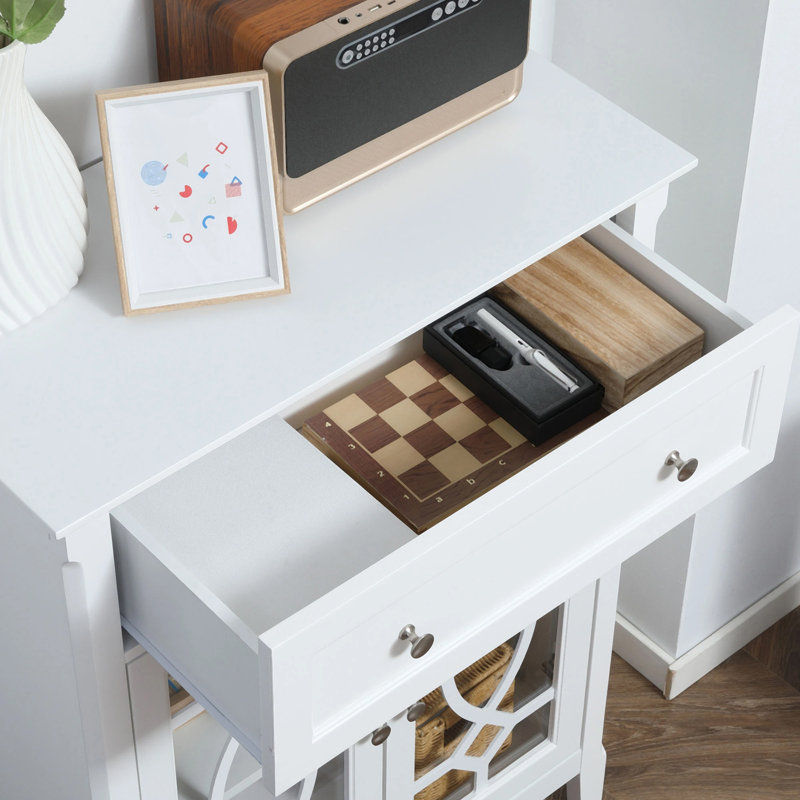 Akain Accent Cabinet, White