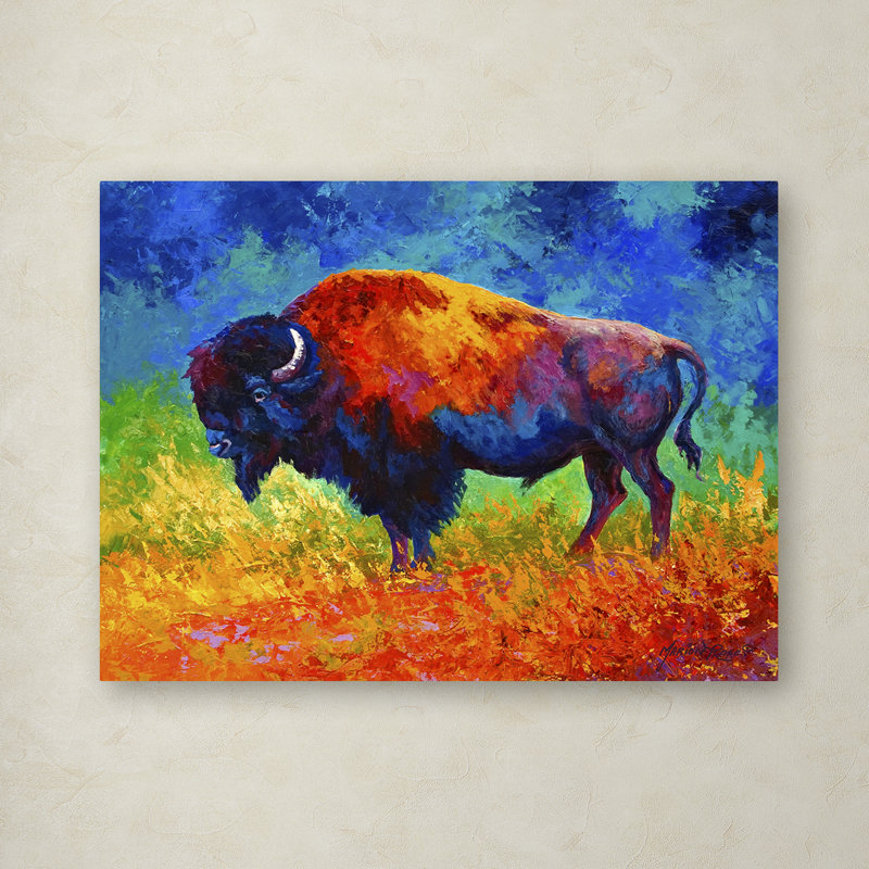 «Master of His Herd», reproduction sur toile, H 14 po x l 19 po x P 2 po
