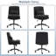 Chaise de bureau rembourrée sans accoudoirs-1491448987