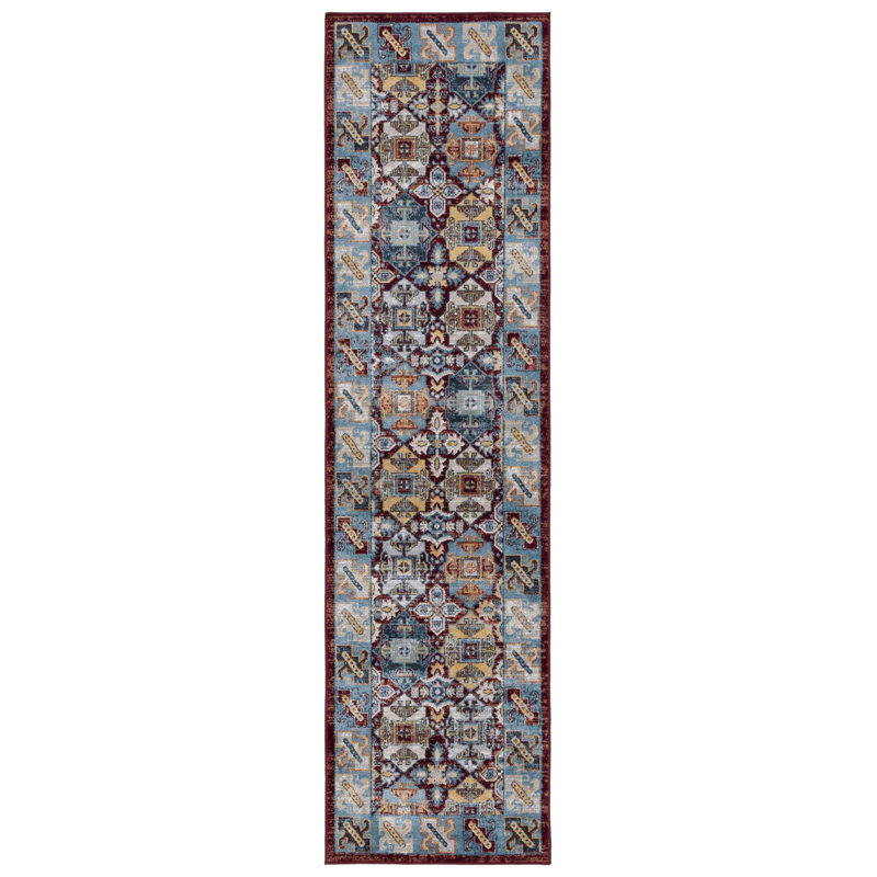 Bayside Performance Machine Washable Oriental Rug, Runner 2'2" x 8'