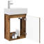 Single Bathroom Vanity with Ceramic Basin-1345671173