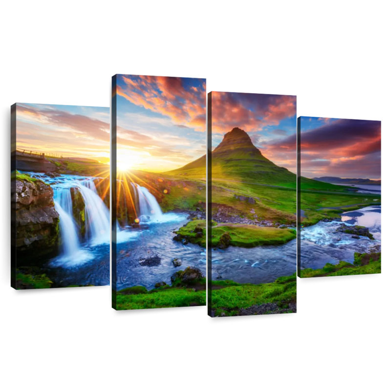 Paysage Alvord Kirkjufellsfoss, H 27 po x l 43 po