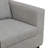 Velvet L-Shaped Sectional Left Hand Facing-97429997