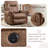 39.37'' Wide Classic Nailhead Trim Power Lift Recliner With Massage, Heat & USB + Type-C Charging-281285703