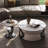 Light luxury rock plate round coffee table