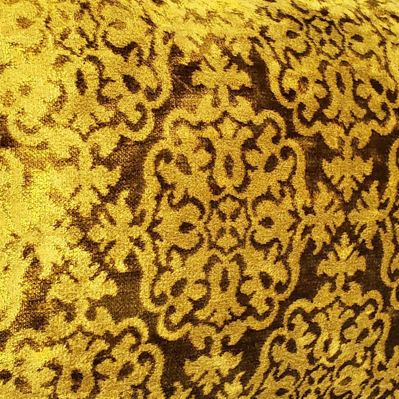 Coussin Artemis, polyester, Or