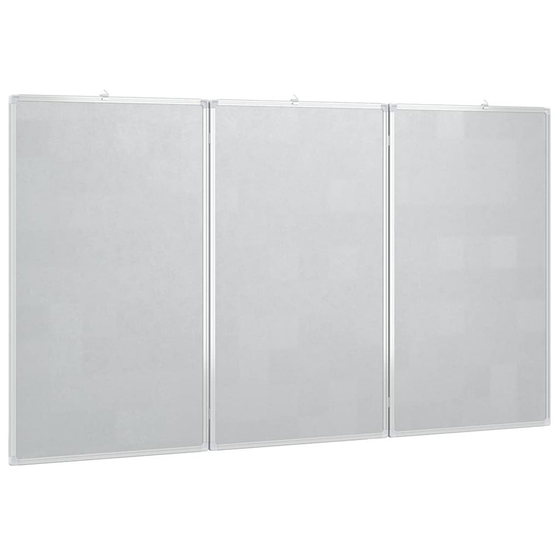 Vidaxl Magnetic Whiteboard Foldable 150X100x1.7 Cm Aluminium