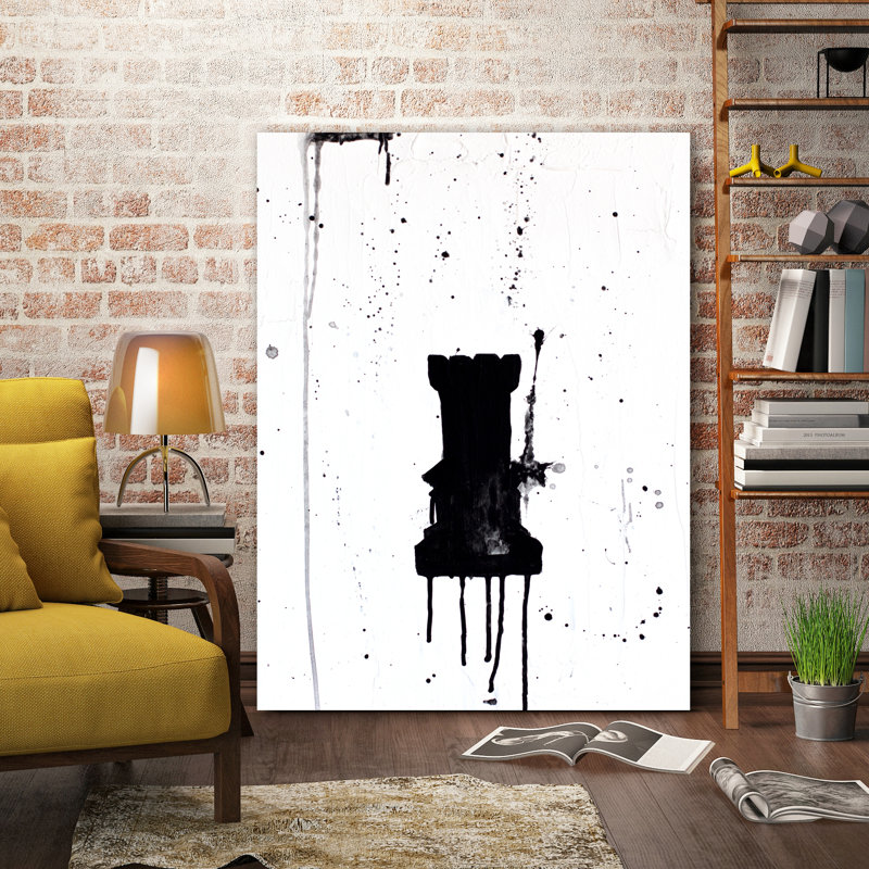 « castle ii » par kent youngstrom, reproduction d’art sur toile tendue, H 48 po x l 36 po x P 1,5 po
