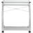 L-Shaped Compact Computer Desk With Sliding Keyboard Tray And Mobile Casters For Home Office