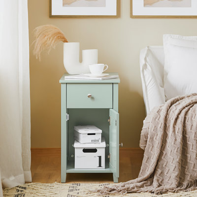81cm W Manufactured Wood Bedside Table