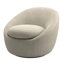 Fauteuil d'appoint pivotant en chenille Norell-40452203