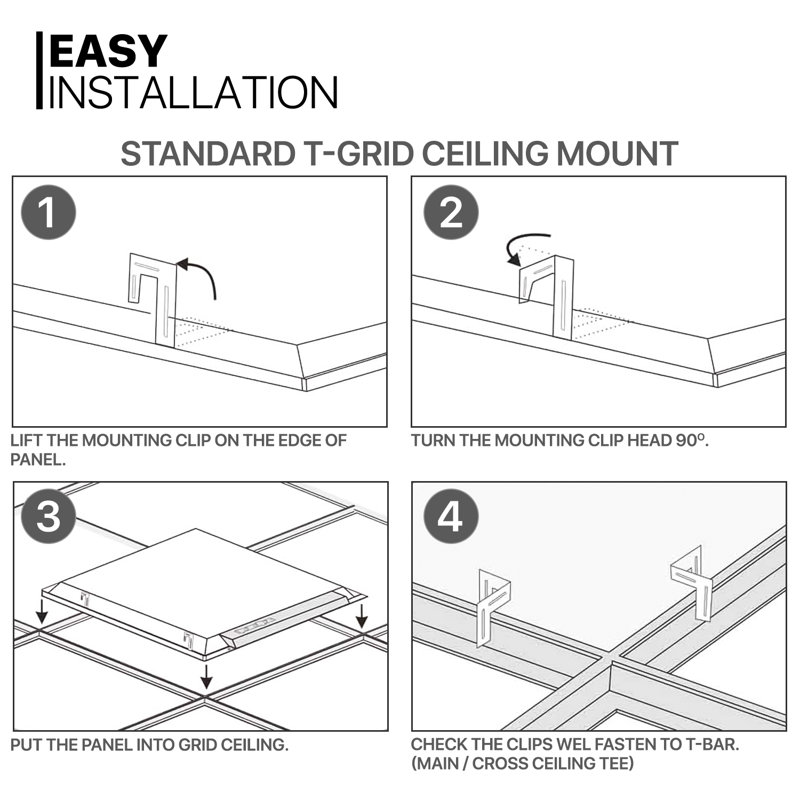Dimmable Rectangle Flat Panel Ceiling Light