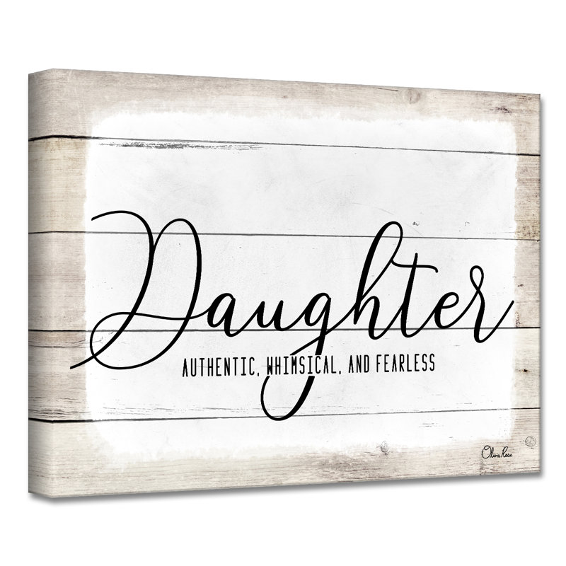 «Daughter», reproduction sur toile tendue, H 30 po x l 40 po x P 1,5 po