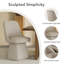 Chaise pivotante rembourrée en tissu-59055192