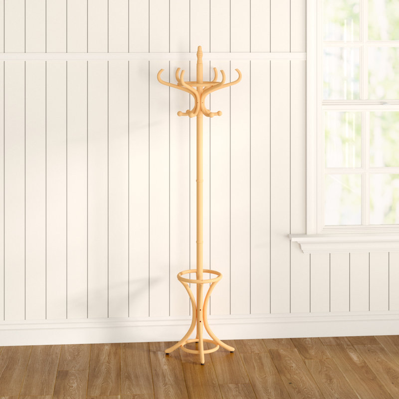 Jeb Freestanding Coat Rack, Oak