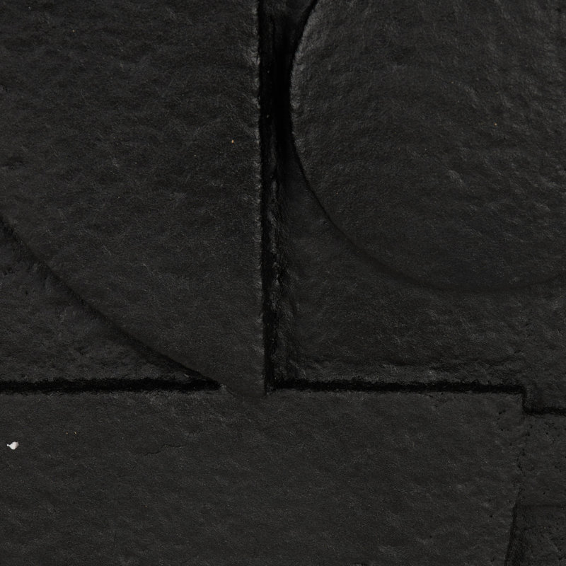 Ensemble de décoration murale en métal noir géométrique