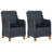 Patio Chairs with Cushions Poly Rattan-1035551842