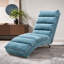 Méridienne moderne en lin, longue chaise longue pour bureau ou salon-1606571090