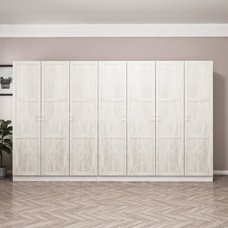 Raqual 100% MELAMINE COATED PARTICLE BOARD Wardrobe, 310cm H x 210cm W x 52cm D