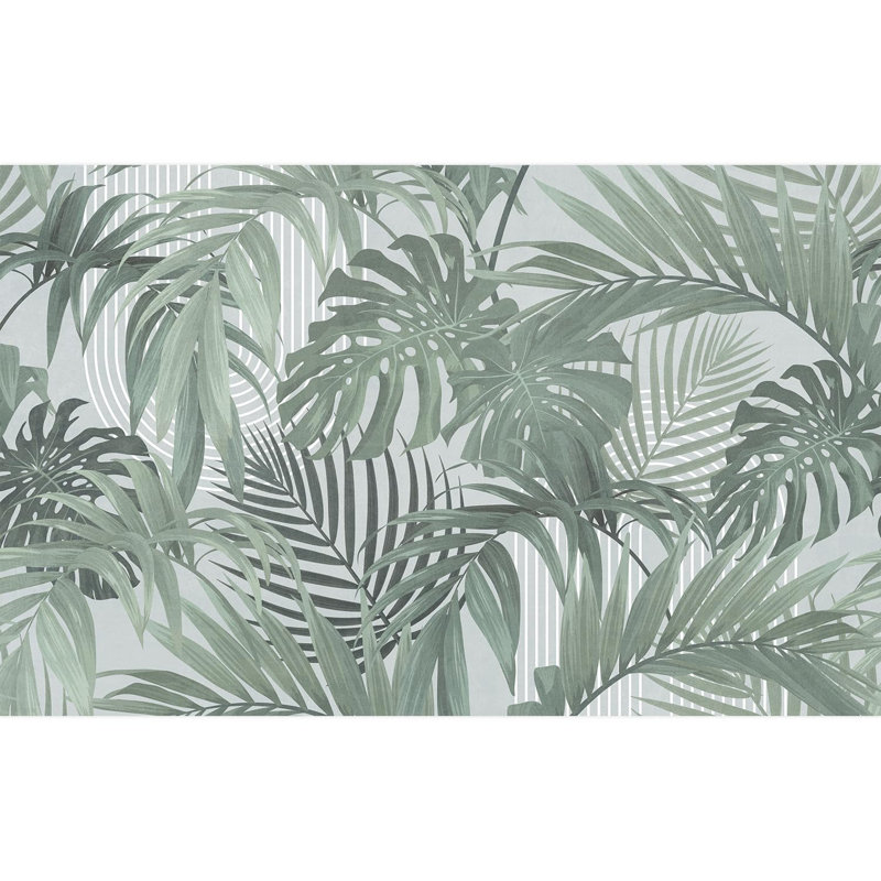 Bordure florale pelez et collez, L 120 po x l 192 po