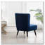 Fauteuil d'appoint en velours-1033517155