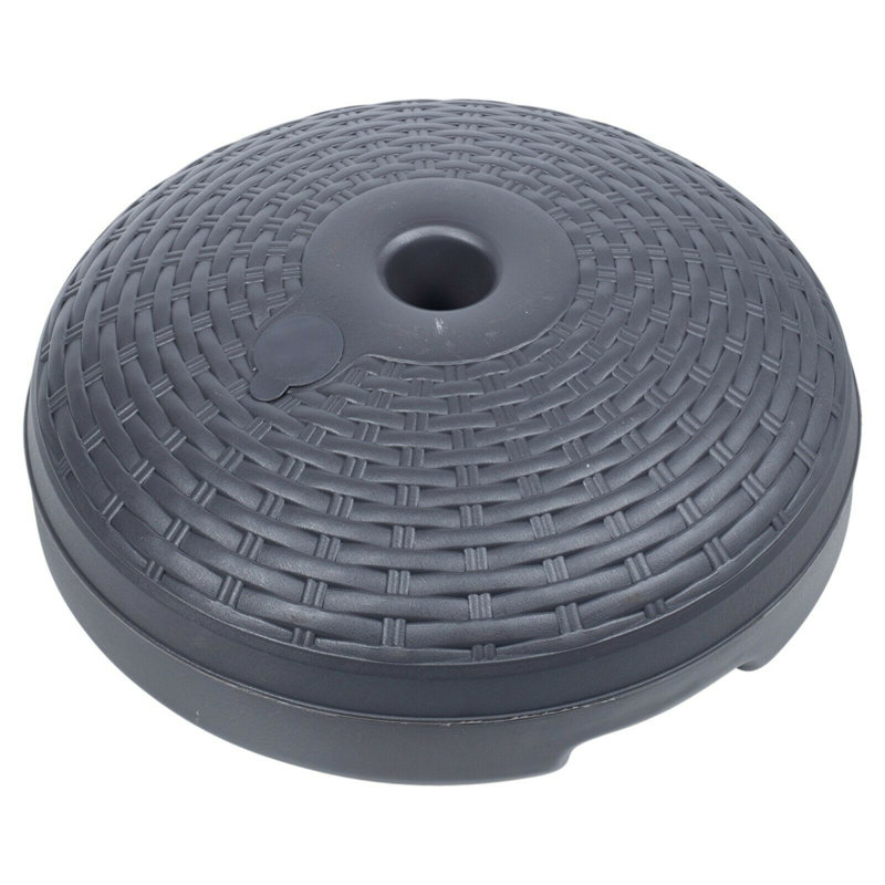 Abington 0.98kg Plastic Free Standing Umbrella Base, Anthracite