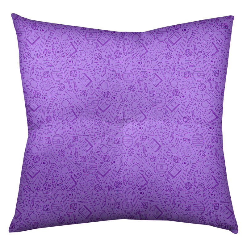 Coussin de sol carré Katelyn Elizabeth, 26 po x 26 po, Mauve