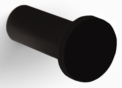 Ilano Wall Mounted Robe Hook, Matte Black