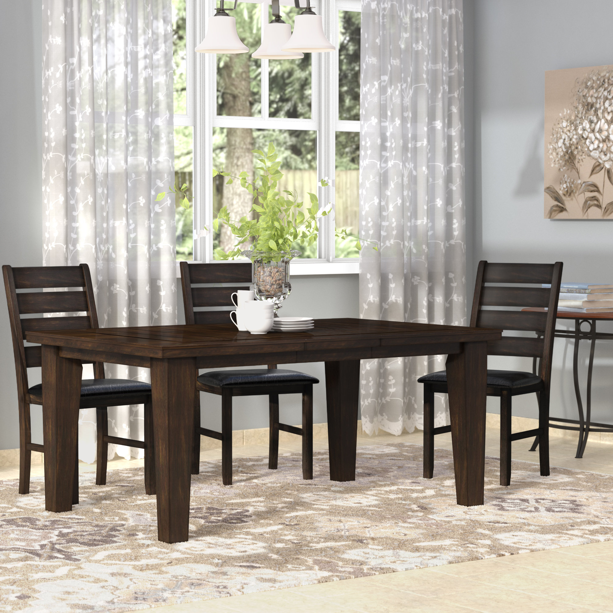 Carlsen 5 piece solid wood dining set new arrivals