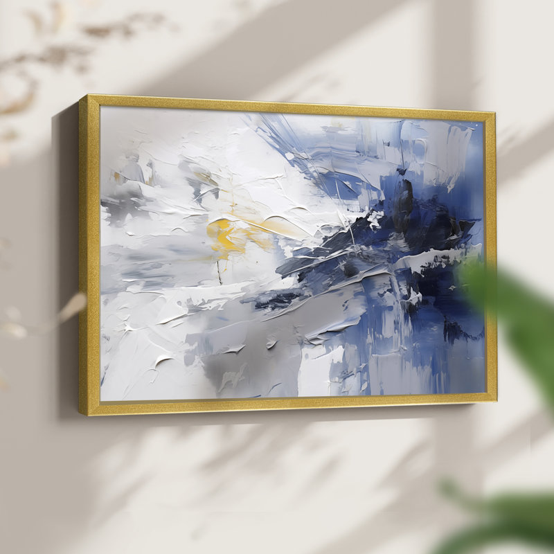 Série abstraite - CLXII - Reproduction encadrée - Restickable, H 8 po x l 10 po