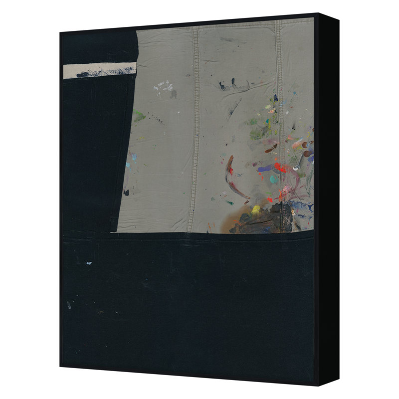Solo Print by Ngo, PC, Black Framed Canvas, 40" H x 30" W