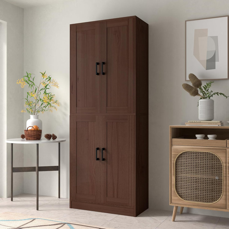Kitchen Pantry Cabinet, 71" Tall Kitchen Pantry Storage Cabinet With Doors, Kitchen Pantry Hutch With Storage For Kitchen, Dining Room