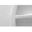 Paroi de douche à trois panneaux H 74 po x P 48 po Rose