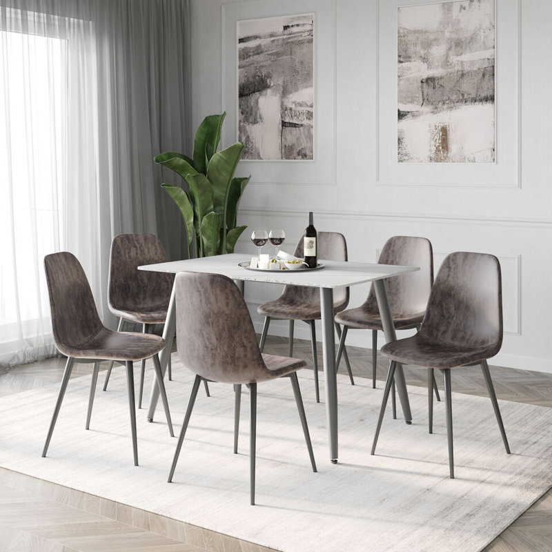 35.06cm H Metal Accent, Brown